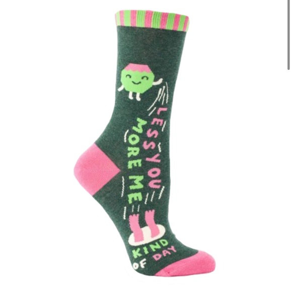 NWT "Less You, More Me Kind Of Day" Socks - Picture 2 of 7